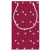 SCHADEN VAN DE VALENTIJNSDAG VAN ROOD EN PINK KLEIN CADEAUZAKJE (Achterkant)