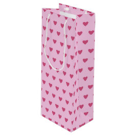 SCHADEN VAN DE VALENTIJNSDAG VAN ROOD EN PINK WIJN CADEAUTAS