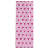 SCHADEN VAN DE VALENTIJNSDAG VAN ROOD EN PINK WIJN CADEAUTAS (Voorkant)