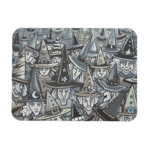 SCHADEN VAN GRAY HALLOWEEN WITCH GATHERING MAGNET MAGNEET