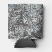 SCHADEN VAN GRIJSCOVEN VAN WITCHES, HALLOWEEN PART BLIKJESKOELER (Voorkant)