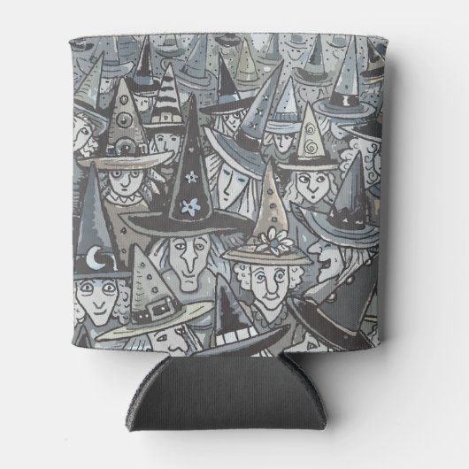 SCHADEN VAN GRIJSCOVEN VAN WITCHES, HALLOWEEN PART BLIKJESKOELER (Voorkant)