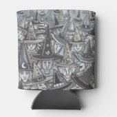 SCHADEN VAN GRIJSCOVEN VAN WITCHES, HALLOWEEN PART BLIKJESKOELER (Achterkant)