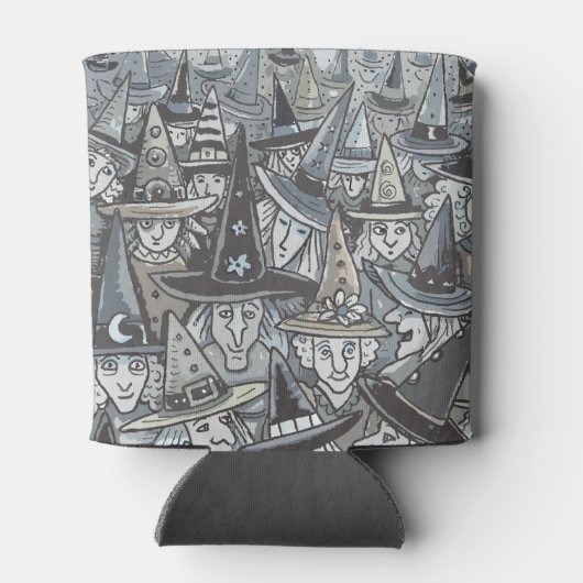 SCHADEN VAN GRIJSCOVEN VAN WITCHES, HALLOWEEN PART BLIKJESKOELER (Achterkant)