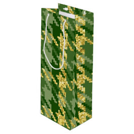 SCHADEN VAN GROENE EN GOUDE IERSE HOUNDSTOTH PATRO WIJN CADEAUTAS
