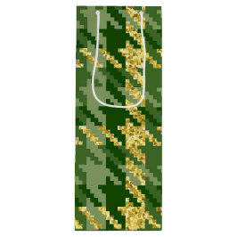 SCHADEN VAN GROENE EN GOUDE IERSE HOUNDSTOTH PATRO WIJN CADEAUTAS