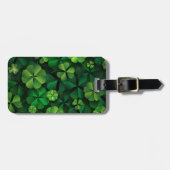SCHADEN VAN GROENE  IERSE SCHAMROKKEN BAGAGELABEL (Voorkant horizontaal)