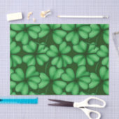 SCHADEN VAN GROENE IERSE SCHAMROKKEN TISSUEPAPIER (Craft)