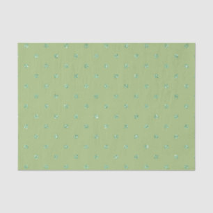 SCHADEN VAN GROENE IRISH GLITTER KIJK POLKA DOTS TISSUEPAPIER