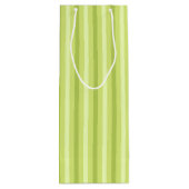 SCHADEN VAN KLEINE GROENSE STRIPEN WIJN CADEAUTAS (Achterkant)