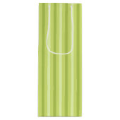 SCHADEN VAN KLEINE GROENSE STRIPEN WIJN CADEAUTAS (Voorkant)