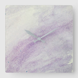 SCHADEN VAN LILA acrylwandklok Vierkante Klok