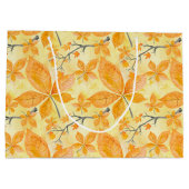 SCHADEN VAN ORANJE- EN GEEL VAL GROOT CADEAUZAKJE (Achterkant)