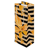 SCHADEN VAN ORANJE- EN GEEL VAL WIJN CADEAUTAS (Achterkant Gekanteld)