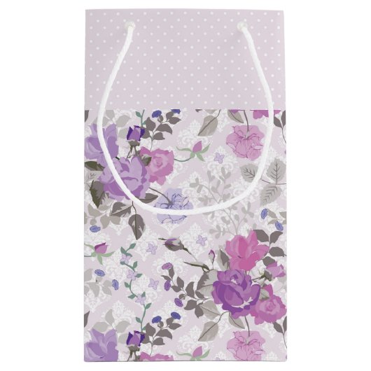 SCHADEN VAN PAARSE EN LAVENDERSTROMEN KLEIN CADEAUZAKJE (Achterkant)