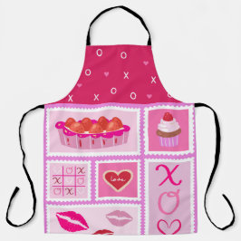 SCHADEN VAN PINK PIE BERRIES LIPS CUPCAKES SCHORT