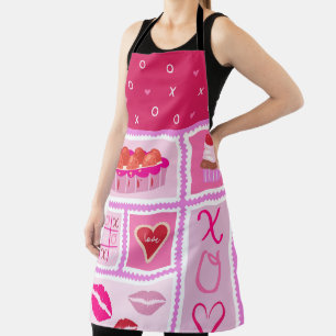 SCHADEN VAN PINK PIE BERRIES LIPS CUPCAKES SCHORT