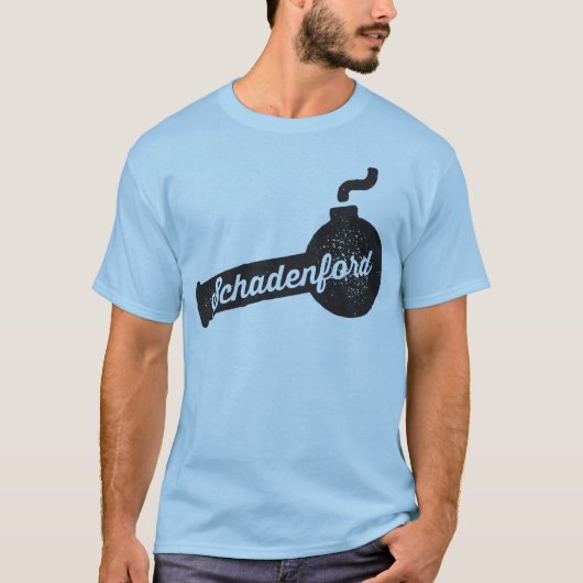 Schadenford Crack Bomb Man T-shirt (Voorkant)