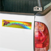 schadenfreude bumpersticker (Op Truck)