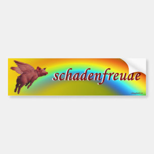 schadenfreude bumpersticker