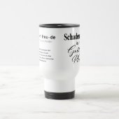 Schadenfreude* is mijn Guilty Pleasure Coffee Mok (Center)