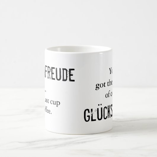 Schadenfreude vs Glückschmerz Koffiemok (Center)