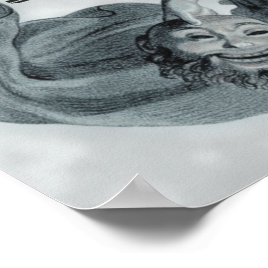 Schadow Het dramatische Muse CC0396 Poster (Hoek)