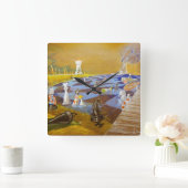 Schadtijd Vierkante Klok (Huis)