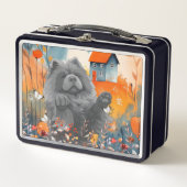 SCHADUW ACHTERBANK de blauwe chow (Voorkant)