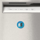 Schaduw Beer snijwond blauw Magneet (Insitu (Vaatwasser))