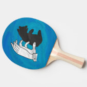 Schaduw Beer snijwond blauw Tafeltennisbatje (Zijkant)