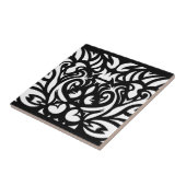 Schaduw-besnoeiing het designerpatroon van het kun tegeltje (Zijkant)