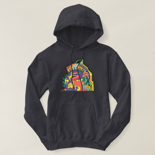 Schaduw bespot hoodie (Design voorkant)
