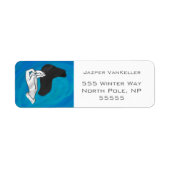 Schaduw Camel op blauw Etiket (Voorkant)