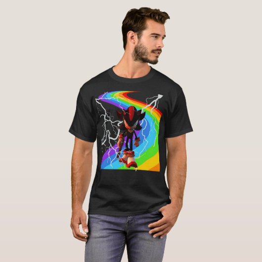 Schaduw de egel t-shirt (Voorkant volledig)