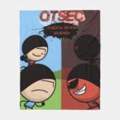 Schaduw Demon Invasion Blanket Fleece Deken (Voorkant)