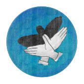 Schaduw Eagle op blauw Snijplank (Voorkant)