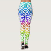 Schaduw Eclipse Behang ( Regenboog 2 ) Leggings (Achterkant)