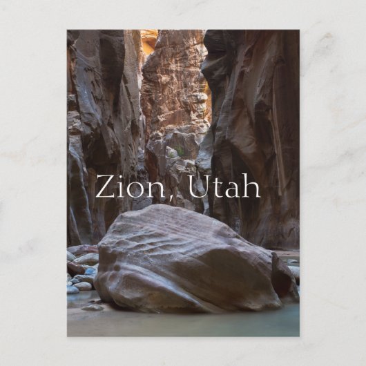 Schaduw en licht in de Narrows Briefkaart (Voorkant)