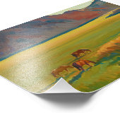 Schaduw en paarden door Maynard Dixon Foto Afdruk (Hoek)