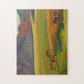 Schaduw en paarden door Maynard Dixon Legpuzzel (Verticaal)