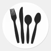 Schaduw-gereedschap Ronde Sticker (Voorkant)