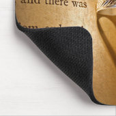 Schaduw hart en ring op bijbel muismat (Hoek)