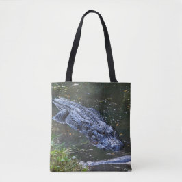 Schaduw in het ondiepe tote bag