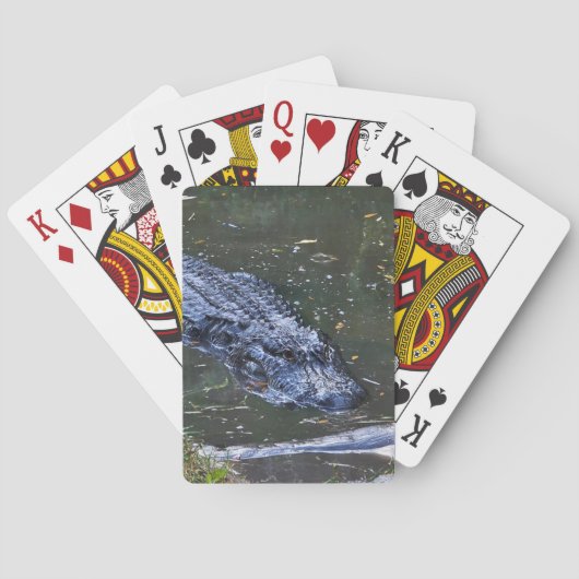 Schaduw in het ondiepe water pokerkaarten (Achterkant)