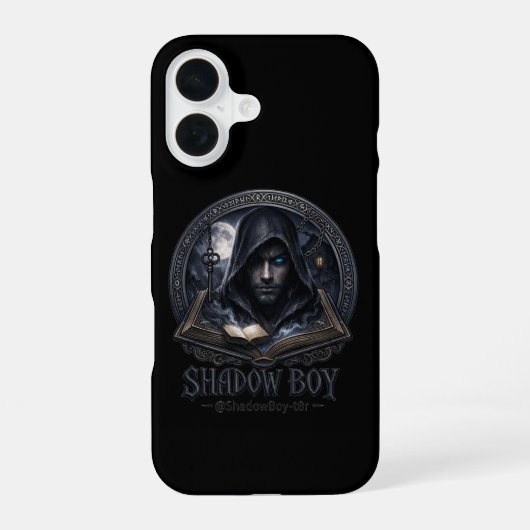 schaduw jongen iPhone 16 hoesje (Achterkant)