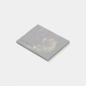 Schaduw Kat Kunst Fotografie Groene Ogen Kitty Post-it® Notes (Schuin)