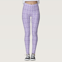 Schaduw Licht Paarse Abstracte Aquarel Kunst Leggings
