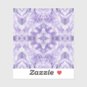 Schaduw Licht Paarse Abstracte Aquarel Kunst Sticker (Vel)