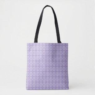 Schaduw Licht Paarse Abstracte Aquarel Kunst Tote Bag